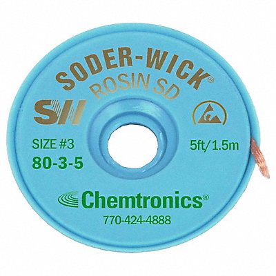 CHEMTRONICS 8035 SODER-WICK No.3 Desoldering Braid
