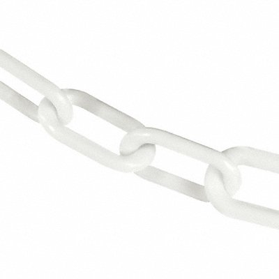 GRAINGER 80001100 E1223 Plastic Chain 100 ft L White