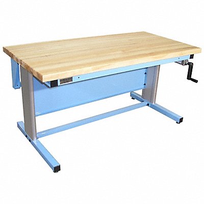 PRO-LINE EL6030ML14 Workstation Ergo Solid Maple Lt Blue