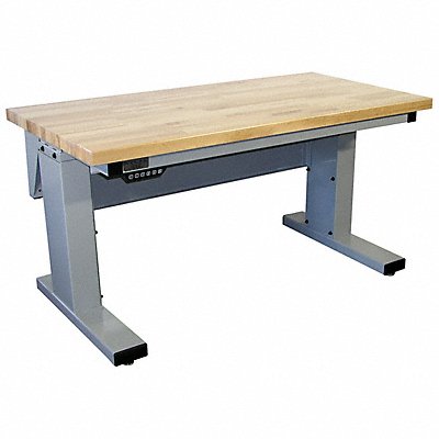 PRO-LINE MVSII7230MA31 Workstation Adjust Solid Maple Lt Grey