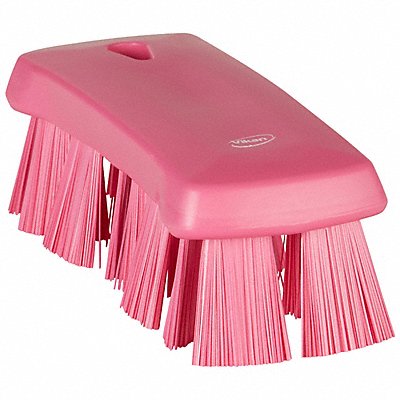 VIKAN 38911 K8360 Cleaning Brush 6 7/8 in L Pink Bristle