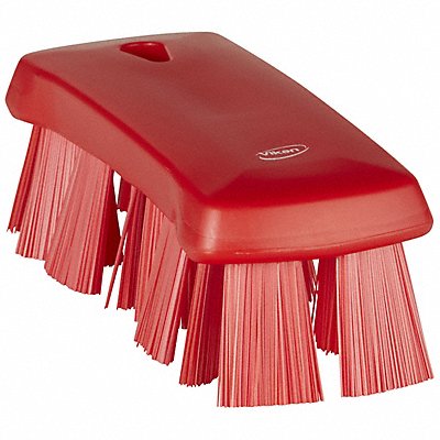 VIKAN 38914 K8360 Cleaning Brush 6 7/8 in L Red Bristle