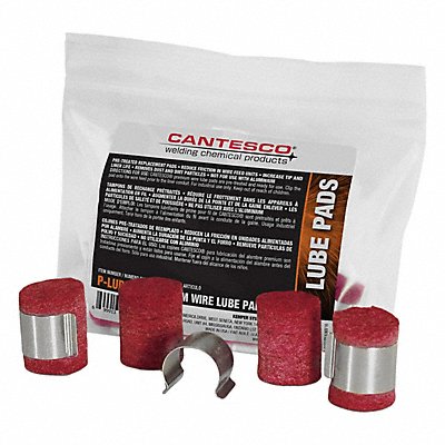 GRAINGER PCOMBO6 P-LUBE-6 6 Pads + 6 Clips per Bag