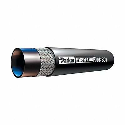 PARKER F8010106666600BLK Black Air Hose 3/8 50FT L