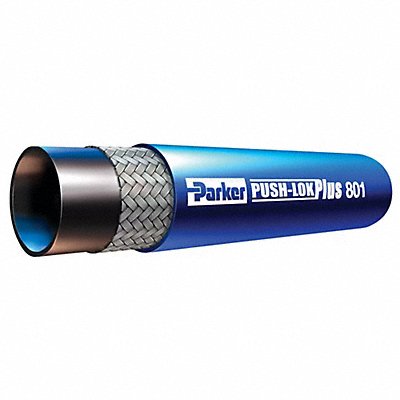 PARKER 8018BLU010 Hydraulic Hose 1/2 in I.D 10 ft L