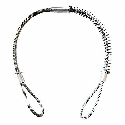 GRAINGER 802G69 Safety Cable Hose to Tool Steel 3/8