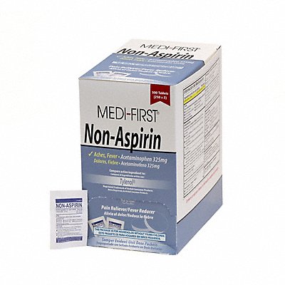 MEDI-FIRST 80313 Acetaminophen Pain/Fever 325mg PK500