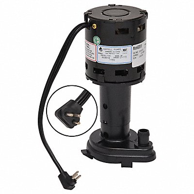 HARTELL HRIM21115 Ice Machine Pump Screened Intake 1/3 hp