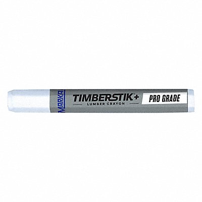 MARKAL 80380 Lumber Crayon White 1/2 Size PK12