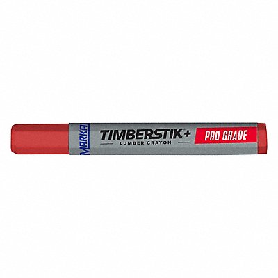 MARKAL 80382 Lumber Crayon Red 1/2 Size PK12