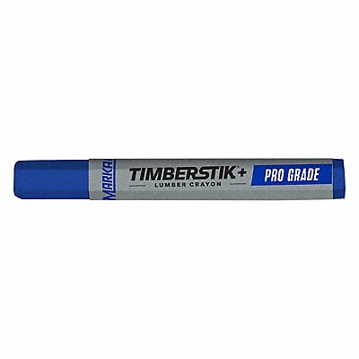 MARKAL 80385 Lumber Crayon Blue 1/2 Size PK12
