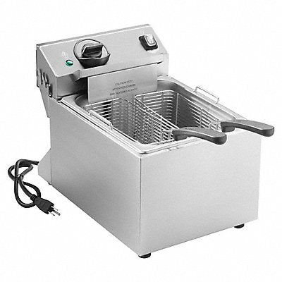 VOLLRATH CF23600 Fryer 10lb 12-5/8 Hx10-3/4 W SS Electric