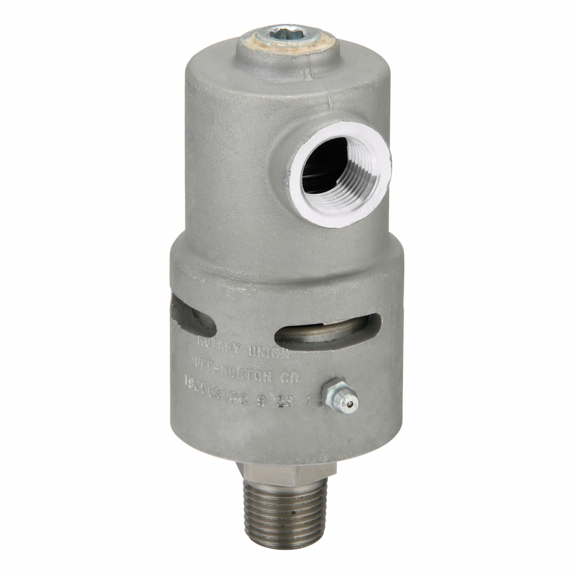 DUFF-NORTON 192003036 Rotary Union 2.31 Dia NPT Aluminum