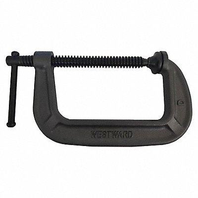 WESTWARD 806ET6 C-Clamp J.O. 5 T.D. 3 1 150 lb Grey
