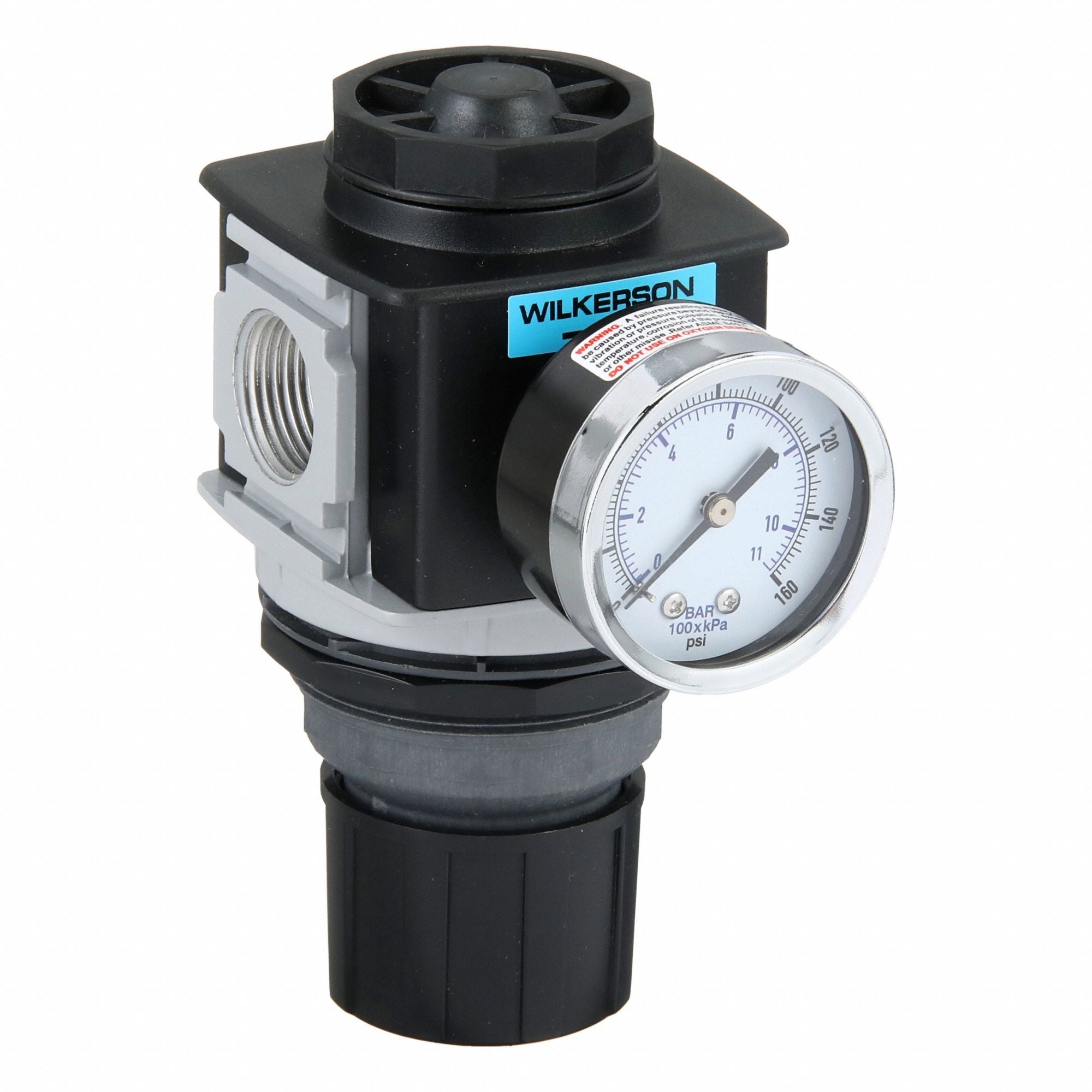 WILKERSON R2806F0G0B Regulator Aluminum 5 7/8 H 2 7/8 W