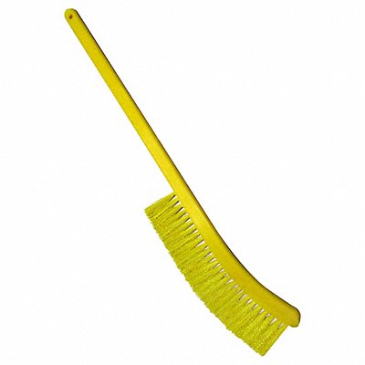 TOUGH GUY 807N35 Wand Brush Ergonomic Poly 24 Yellow