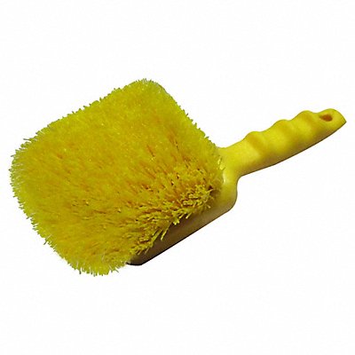 TOUGH GUY 807N37 Scrub Brush Straight Poly 8-1/2 Yellow