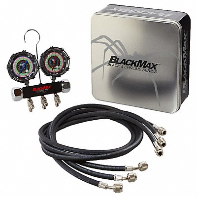 BLACKMAX MBH4P5Z Gauge and Hose Set 5 ft