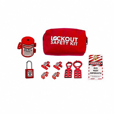 ZING 7158USA Lockout Tagout Kit