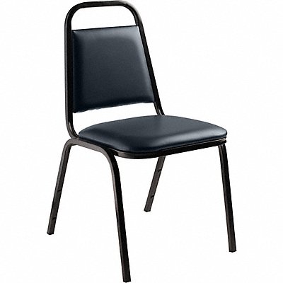 BASICS 9104B Basic Blue Vinyl Stack chair