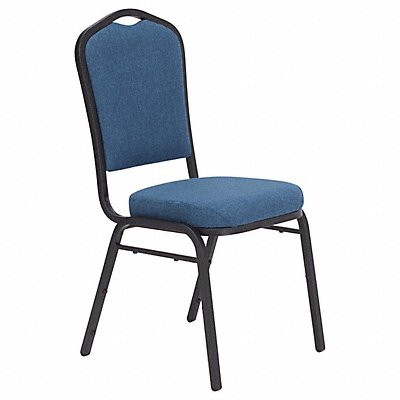 NATIONAL PUBLIC SEATING 9374BT Natural Blue Fabric Chair