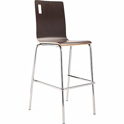 NATIONAL PUBLIC SEATING BCS21 Bar Height Plywood Stool Espresso