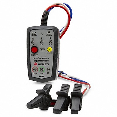 TRIPLETT PR600 Phase Rotation Tester CAT IV 600V Rating