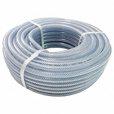 GRAINGER 809HZ3 Braided Tubing 1/4 IDx7/16 OD 100ft
