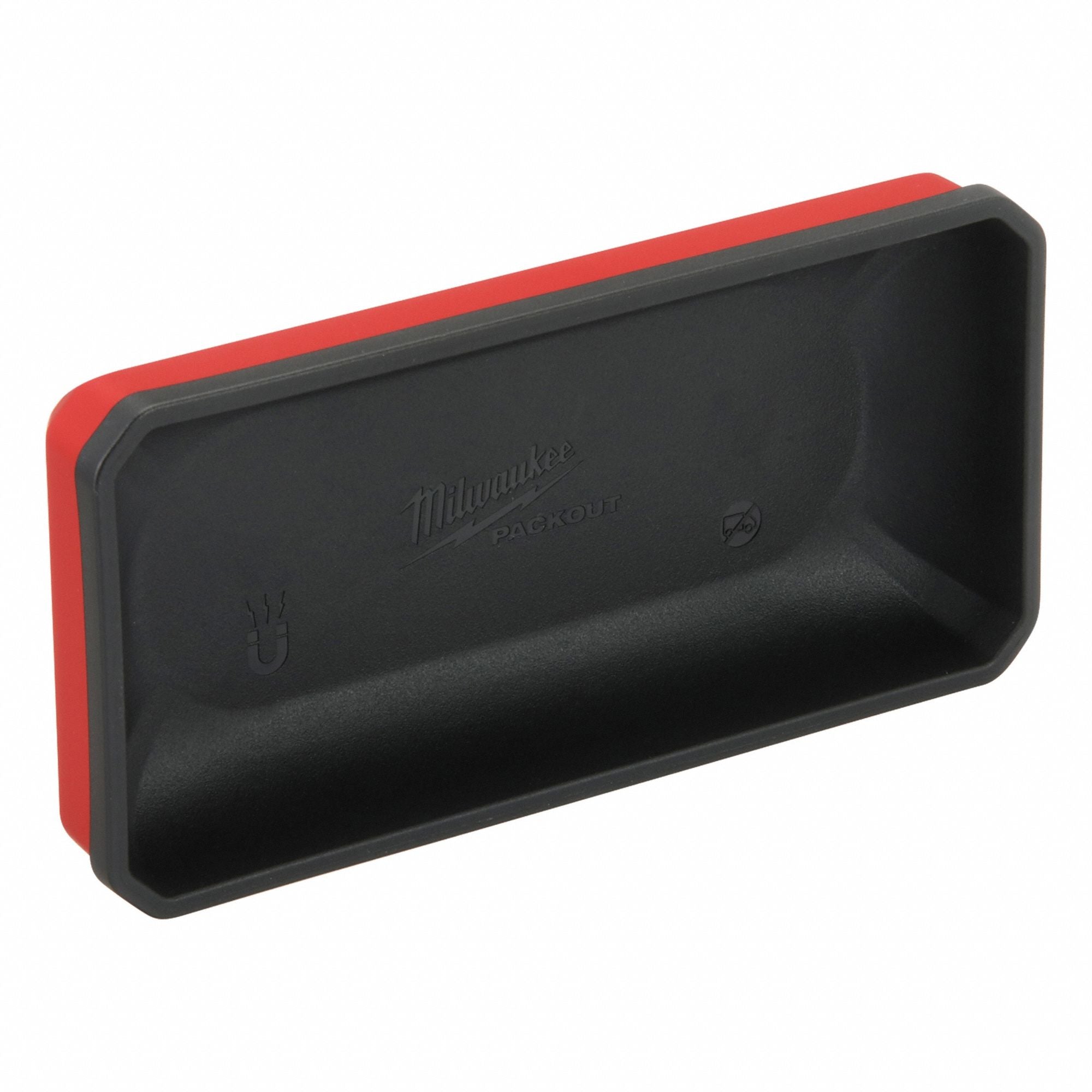 MILWAUKEE 48228071 Magnetic Bin Plastic Red 4 in L