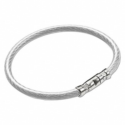 LUCKY LINE PRODUCTS 8111005 Twisty Key Ring Clear PK5