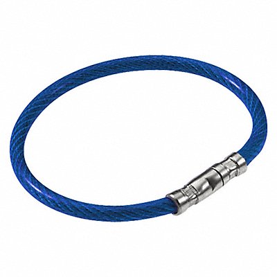 LUCKY LINE PRODUCTS 8113005 Twisty Key Ring Blue PK5