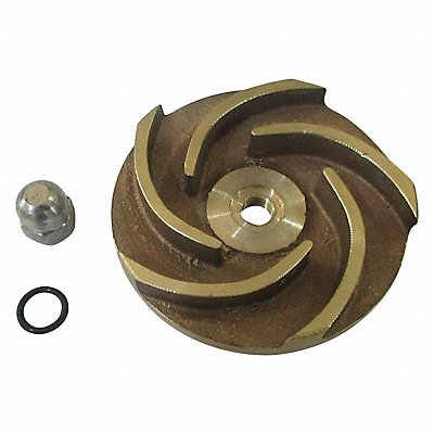 DAYTON 811D57 Impeller 3 3/8 Dia Semi-Open Bronze