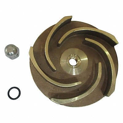 DAYTON 811D61 Impeller 3 3/8 Dia Semi-Open Bronze