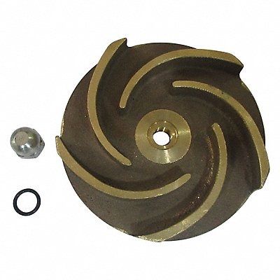 DAYTON 811D62 Impeller 3 3/4 Dia Semi-Open Bronze