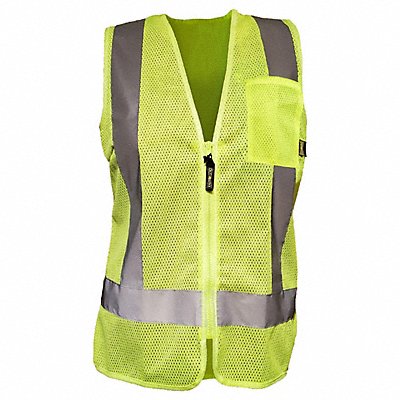 OCCUNOMIX ECORYIMZWYM M Womens Recycled Msh Zip Vst Y Class 2