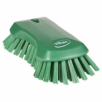 VIKAN 38942 Scrub Brush Green 9-1/8 Overall L