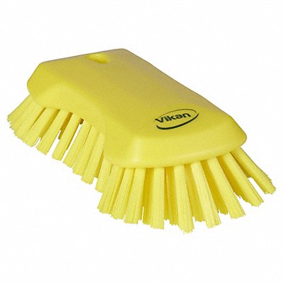 VIKAN 38946 Scrub Brush Yellow 9-1/8 Overall L