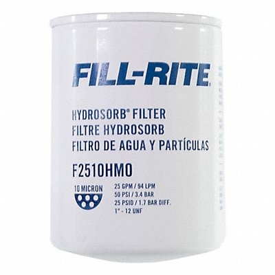 FILL-RITE F2510HM0 Micron Water Deflecting Filter 25 gpm