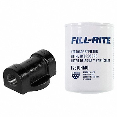 FILL-RITE 1210KTF7026 Micron Water Detecting Filter 25 gpm