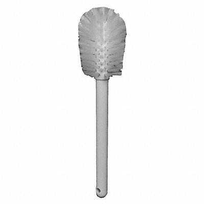 TOUGH GUY 814LZ8 Bottle Brush White Medium PET 11 3/4 L