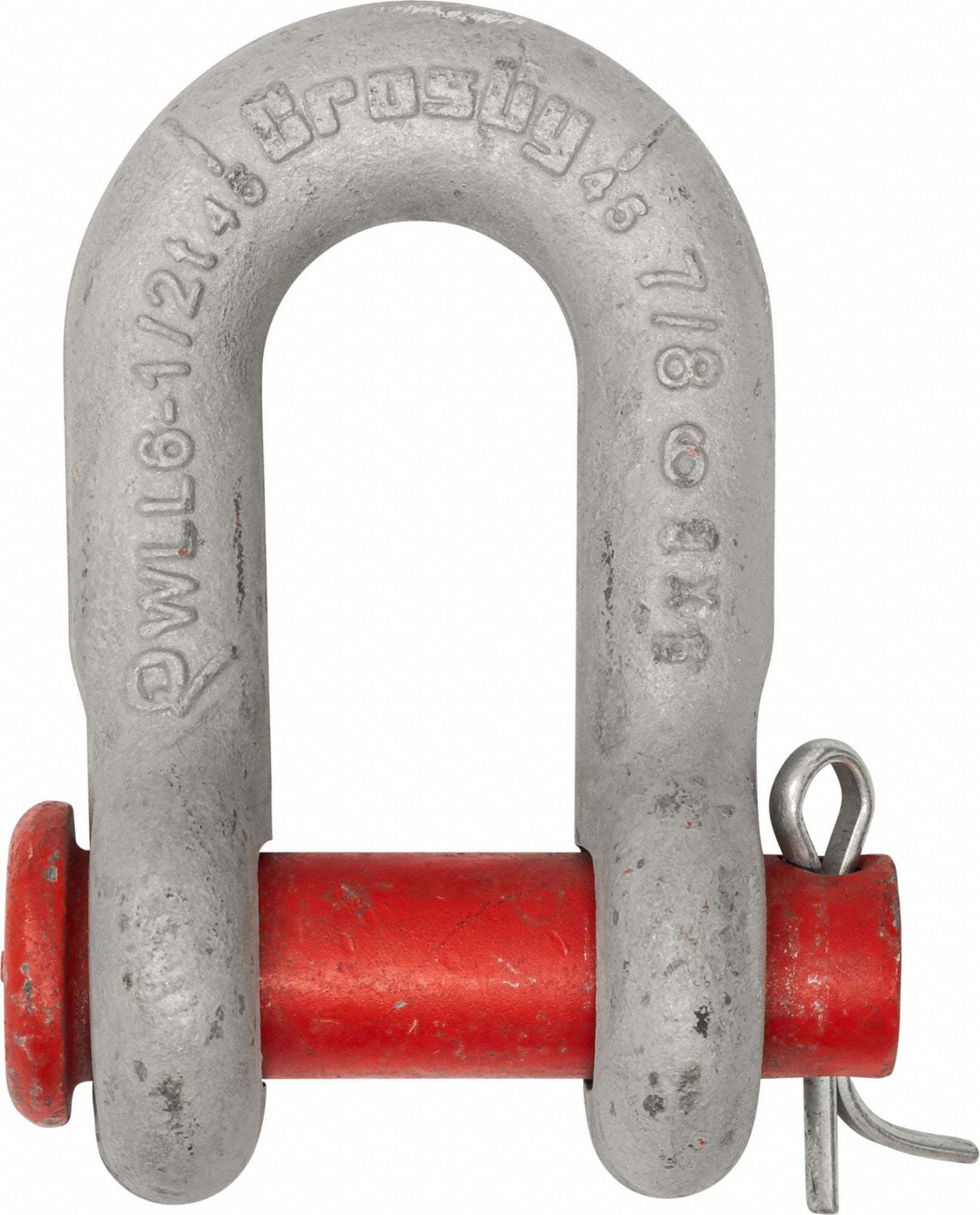 CROSBY 1018838 D-Shackle 1 500 lb Load Cap Carbon Steel