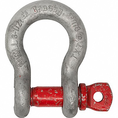 CROSBY 1018678 D-Shackle 110 000 lb Carbon Steel