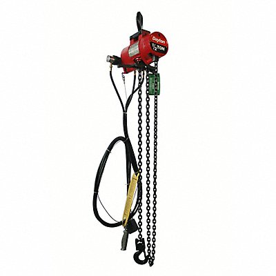 DAYTON 816YH9 Air Chain Hoist Cap. 1 000 lb 15 ft