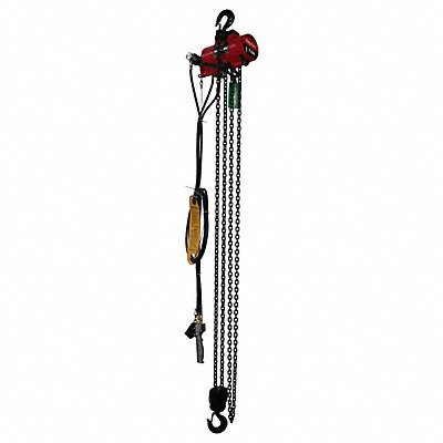 DAYTON 816YJ0 Air Chain Hoist Cap. 2 000 lb 15 ft