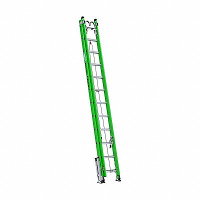 WERNER B71242X9295 Extension Ladder B7100-2 Series Section Length 24 ft
