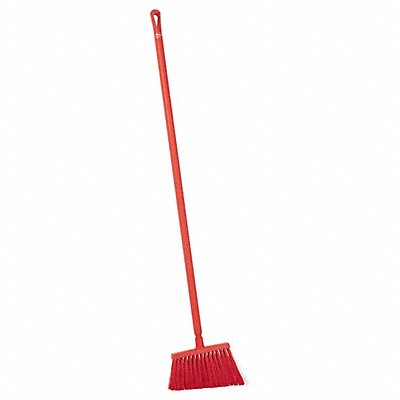 VIKAN 2914429604 Angle Broom 51.2 in Red Bristle