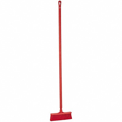 VIKAN 3166429624 Push Broom 59.1 in Red Bristle
