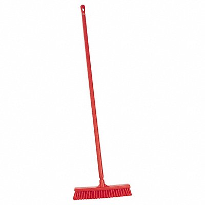 VIKAN 3179429624 Push Broom 59.1 in Red Bristle