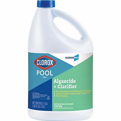 CLOROXPRO 90128CLP Algaecide and Clarifier 1 gal Bottle