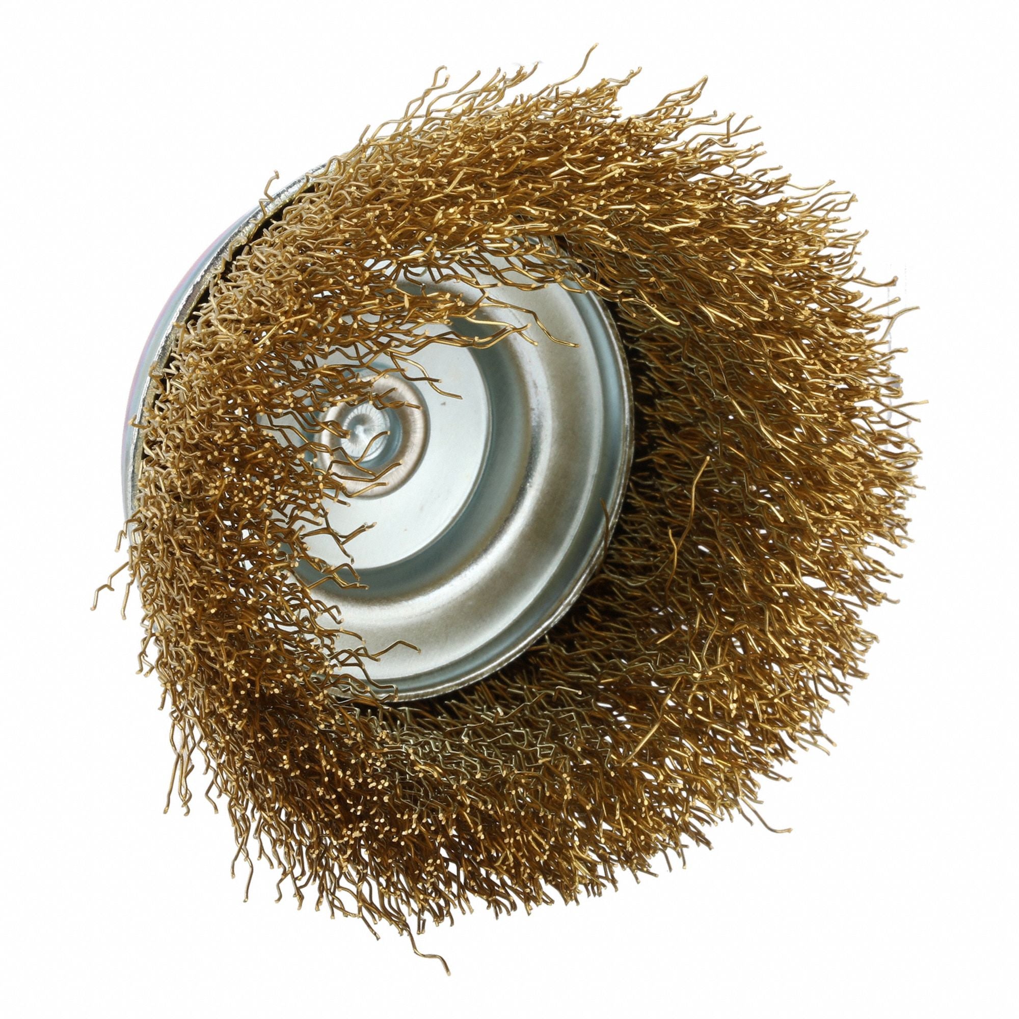 GRAINGER 66254443238 Cup Brush 2 3/4 Dia Brass Bristle
